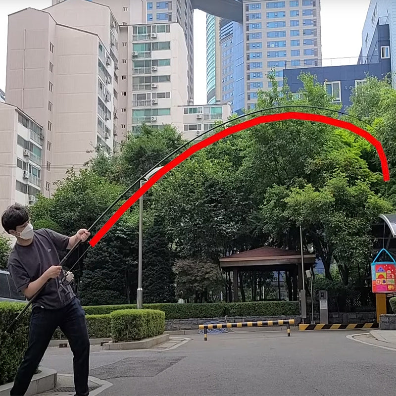 BUDEFO Telescopic Surf Spinning Fishing Rod 3.9/4.2/4.5/5.0/5.3m Carbon Carp Travel Rods Power 80-150g Throwing